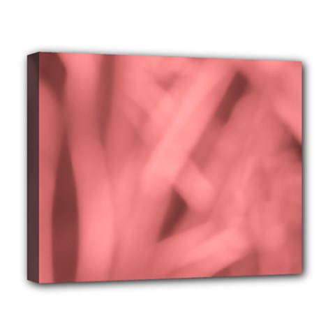 Red Flames Abstract No2 Deluxe Canvas 20  X 16  (stretched) by DimitriosArt