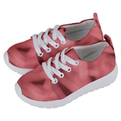 Red Flames Abstract No2 Kids  Lightweight Sports Shoes by DimitriosArt