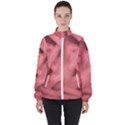 Red Flames Abstract No2 Women s High Neck Windbreaker View1