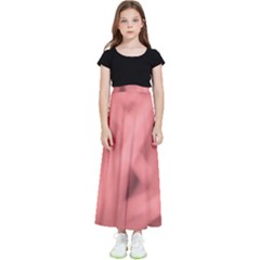 Red Flames Abstract No2 Kids  Flared Maxi Skirt by DimitriosArt