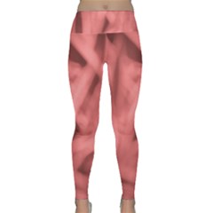 Red Flames Abstract No2 Lightweight Velour Classic Yoga Leggings