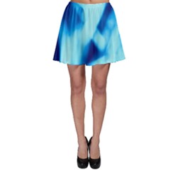 Blue Abstract 2 Skater Skirt by DimitriosArt