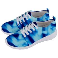 Blue Abstract 2 Men s Lightweight Sports Shoes by DimitriosArt