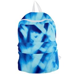 Blue Abstract 2 Foldable Lightweight Backpack by DimitriosArt