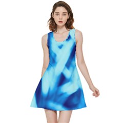 Blue Abstract 2 Inside Out Reversible Sleeveless Dress by DimitriosArt