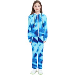 Blue Abstract 2 Kids  Tracksuit by DimitriosArt