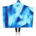 Blue Abstract 2 Wearable Blanket View2