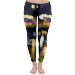 City Lights Classic Winter Leggings by DimitriosArt