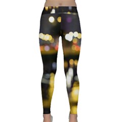 City Lights Classic Yoga Leggings by DimitriosArt