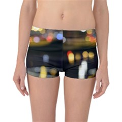 City Lights Reversible Boyleg Bikini Bottoms by DimitriosArt