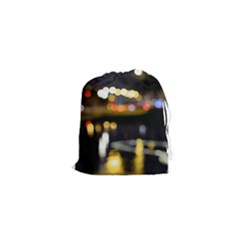 City Lights Drawstring Pouch (xs) by DimitriosArt