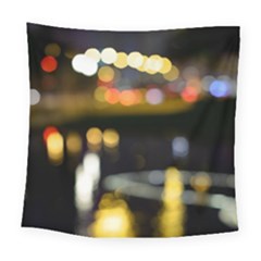 City Lights Square Tapestry (large) by DimitriosArt