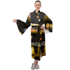 City Lights Maxi Velour Kimono by DimitriosArt