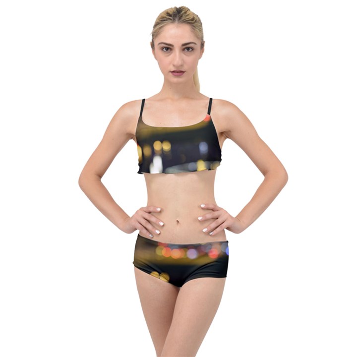 City Lights Layered Top Bikini Set