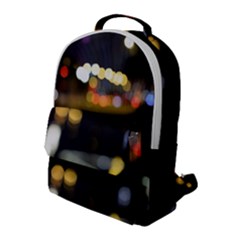 City Lights Flap Pocket Backpack (large) by DimitriosArt