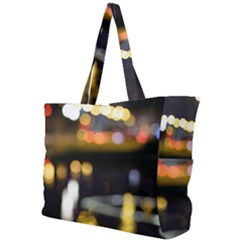 City Lights Simple Shoulder Bag by DimitriosArt