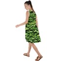 Green  Waves Abstract Series No11 Frill Swing Dress View2