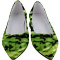 Green  Waves Abstract Series No11 Women s Block Heels  View1