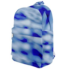 Blue Waves Abstract Series No10 Classic Backpack by DimitriosArt