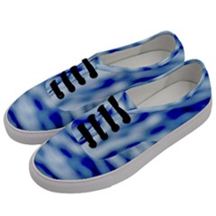 Blue Waves Abstract Series No10 Men s Classic Low Top Sneakers by DimitriosArt