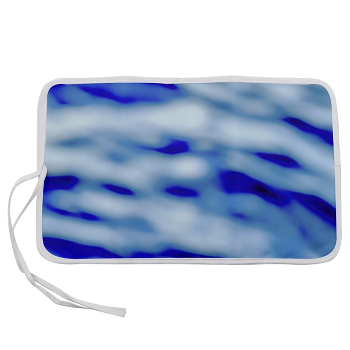 Blue Waves Abstract Series No10 Pen Storage Case (S)