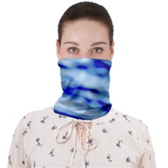 Blue Waves Abstract Series No10 Face Covering Bandana (adult) by DimitriosArt