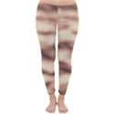 Pink  Waves Abstract Series No6 Classic Winter Leggings View1