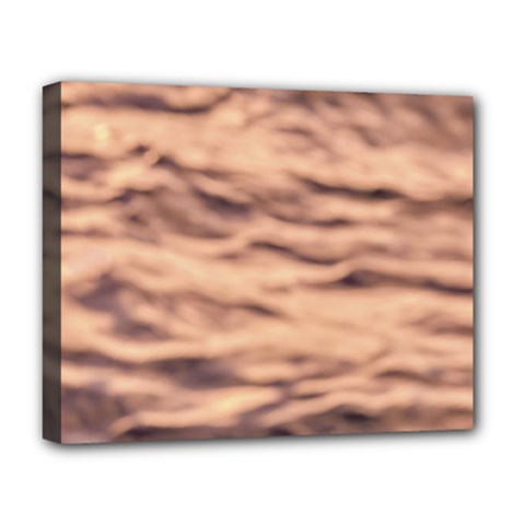 Pink  Waves Abstract Series No5 Deluxe Canvas 20  X 16  (stretched) by DimitriosArt