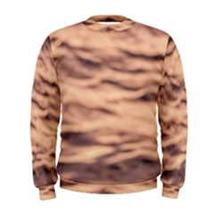 Pink  Waves Abstract Series No5 Men s Sweatshirt by DimitriosArt