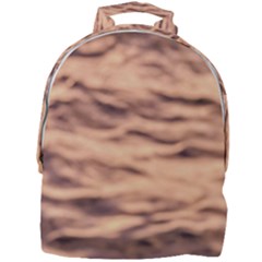 Pink  Waves Abstract Series No5 Mini Full Print Backpack