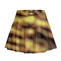 Yellow  Waves Abstract Series No10 Mini Flare Skirt View1