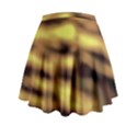 Yellow  Waves Abstract Series No10 Mini Flare Skirt View2