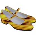 Yellow  Waves Abstract Series No8 Women s Mary Jane Shoes View3