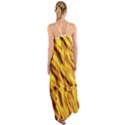 Yellow  Waves Abstract Series No8 Cami Maxi Ruffle Chiffon Dress View2