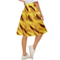 Yellow  Waves Abstract Series No8 Classic Short Skirt View3