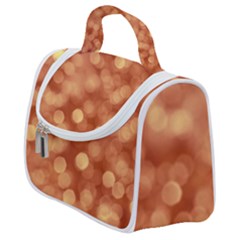 Light Reflections Abstract No7 Peach Satchel Handbag by DimitriosArt