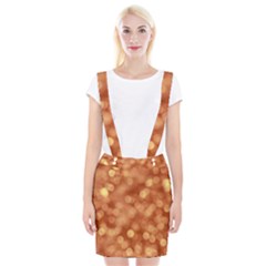 Light Reflections Abstract No7 Peach Braces Suspender Skirt