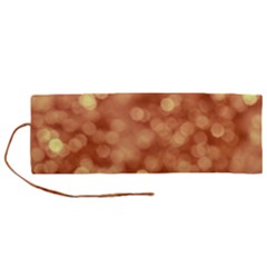 Light Reflections Abstract No7 Peach Roll Up Canvas Pencil Holder (m) by DimitriosArt