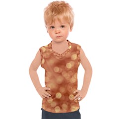 Light Reflections Abstract No7 Peach Kids  Sport Tank Top