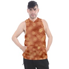 Light Reflections Abstract No7 Peach Men s Sleeveless Hoodie