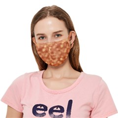 Light Reflections Abstract No7 Peach Crease Cloth Face Mask (adult)