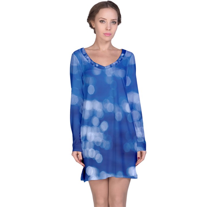 Light Reflections Abstract No2 Long Sleeve Nightdress