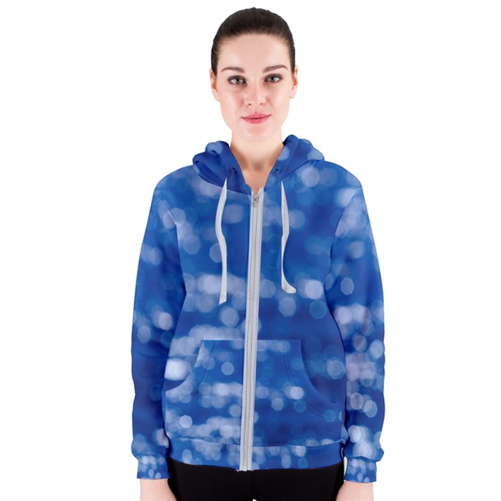 Light Reflections Abstract No2 Women s Zipper Hoodie