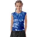 Light Reflections Abstract No2 Kids  Raglan Cap Sleeve Tee View1