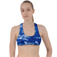 Light Reflections Abstract No2 Criss Cross Racerback Sports Bra by DimitriosArt