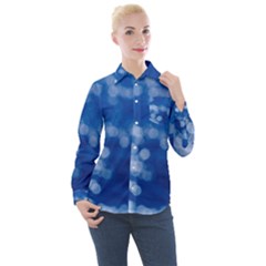 Light Reflections Abstract No2 Women s Long Sleeve Pocket Shirt