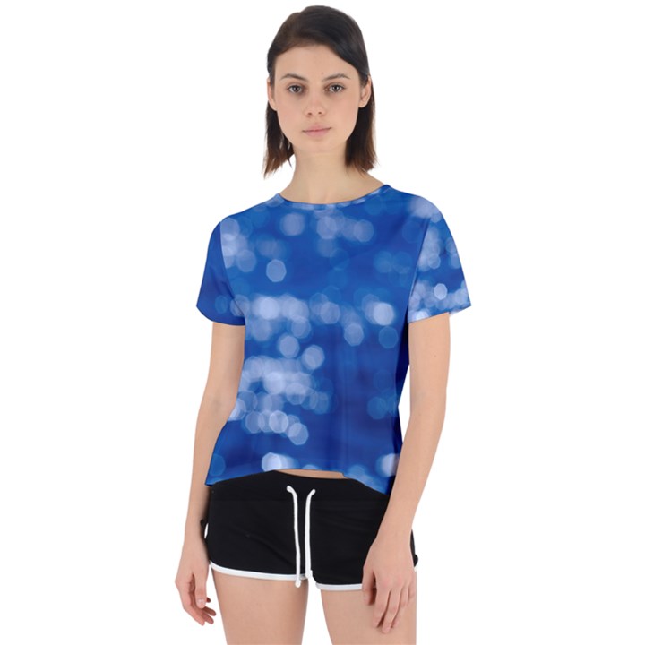 Light Reflections Abstract No2 Open Back Sport Tee