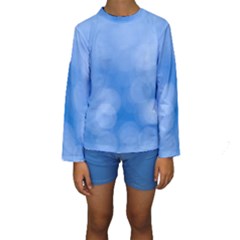 Light Reflections Abstract Kids  Long Sleeve Swimwear by DimitriosArt