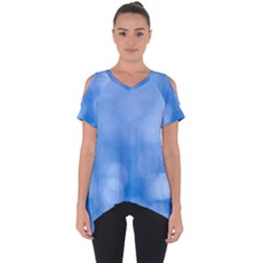 Light Reflections Abstract Cut Out Side Drop Tee by DimitriosArt