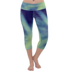 Cold Stars Capri Yoga Leggings by DimitriosArt